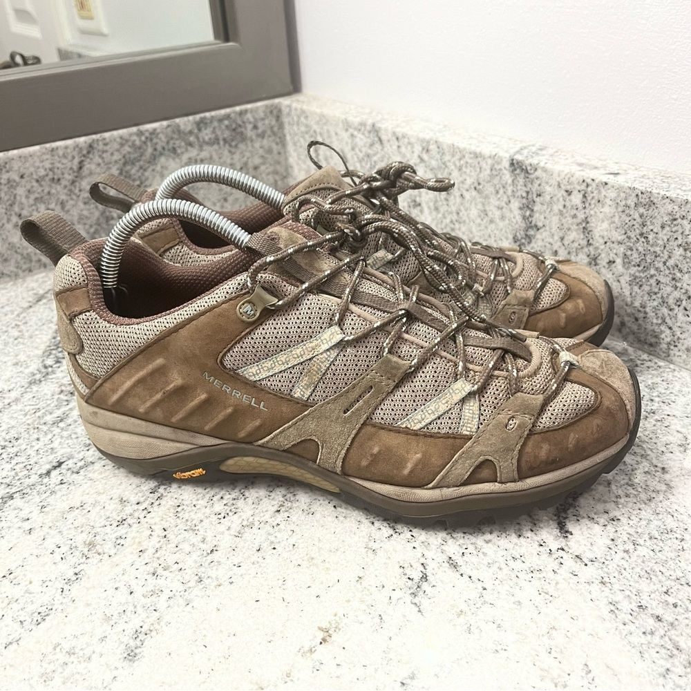 Merrell siren sport olive hiking shoes sz 10